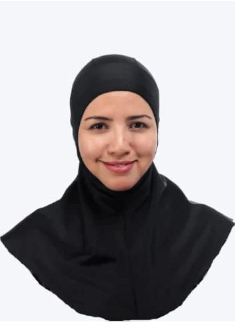 NENOUSH - Modest Women Waterproof Hijab Style Swimming Cap for Muslim Head Cover Ladies swim cap -50+ UV Protection for swimming - Image 1