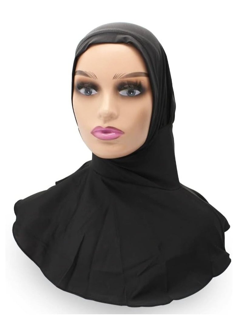 NENOUSH - Modest Women Waterproof Hijab Style Swimming Cap for Muslim Head Cover Ladies swim cap -50+ UV Protection for swimming - Image 1