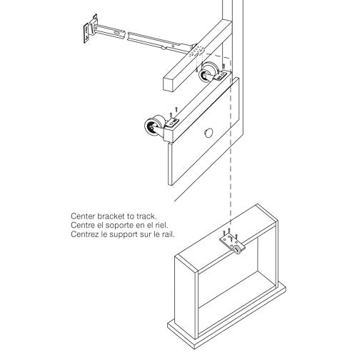 Prime-Line R 7132 Steel Bracket Drawer Track Roller with Plastic Roller (2 Pack) - Image 3