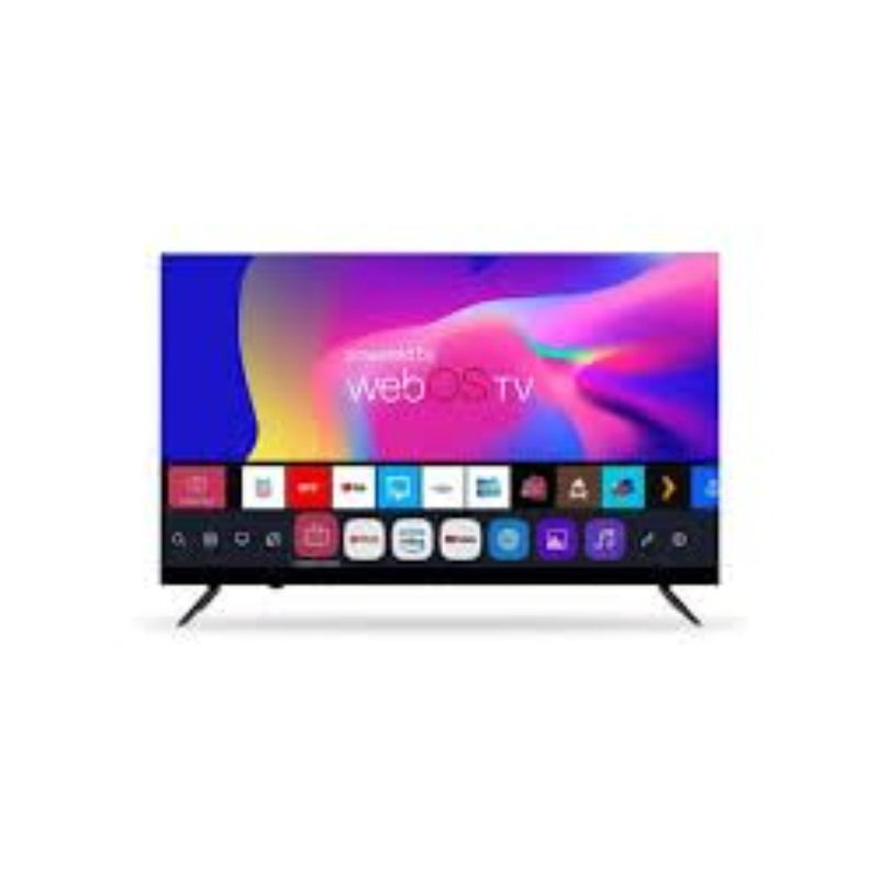 تلفزيون ترفيهي للسينما المنزلية: تلفزيون ذكي LED مقاس 85 بوصة بدقة 4K UHD وWebOS وHDR10 وWiFi وBluetooth والتحكم الصوتي وتصميم نحيف بدون إطار وإطار أسود فائق النحافة - Image 1