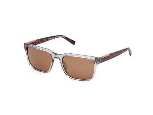 Timberland Men's Sunglasses, Grey/Other/Brown Polarized - Image 1