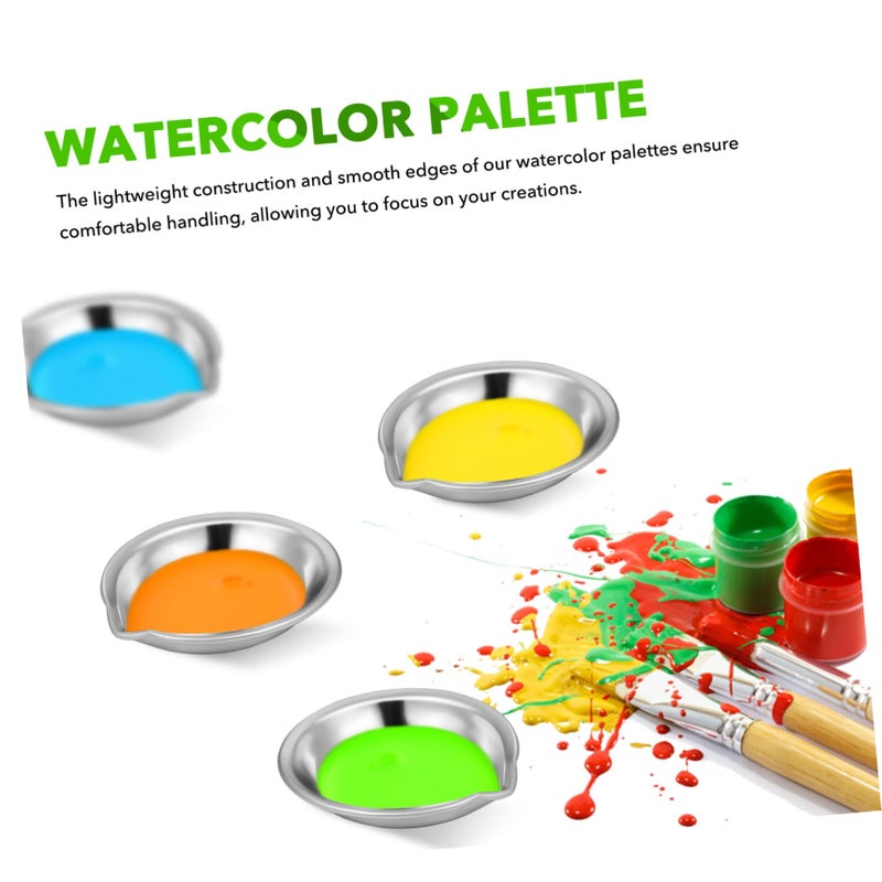 Compact Watercolor Palette With Spout For Precision Pouring 18 Pcs Durable Paint Mixing Trays - Image 3