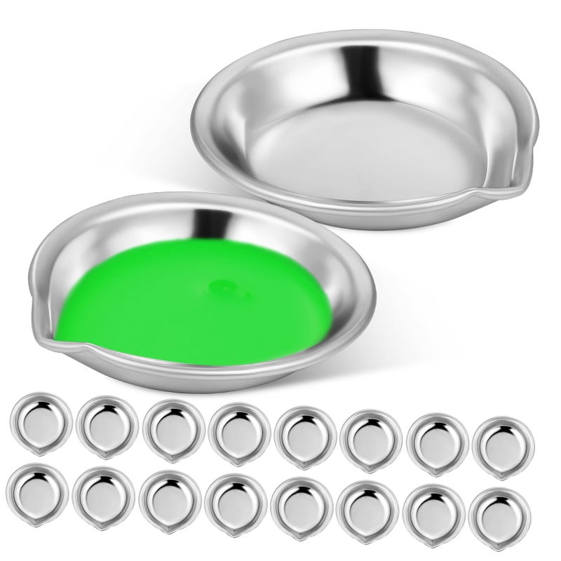 Compact Watercolor Palette With Spout For Precision Pouring 18 Pcs Durable Paint Mixing Trays - Image 2