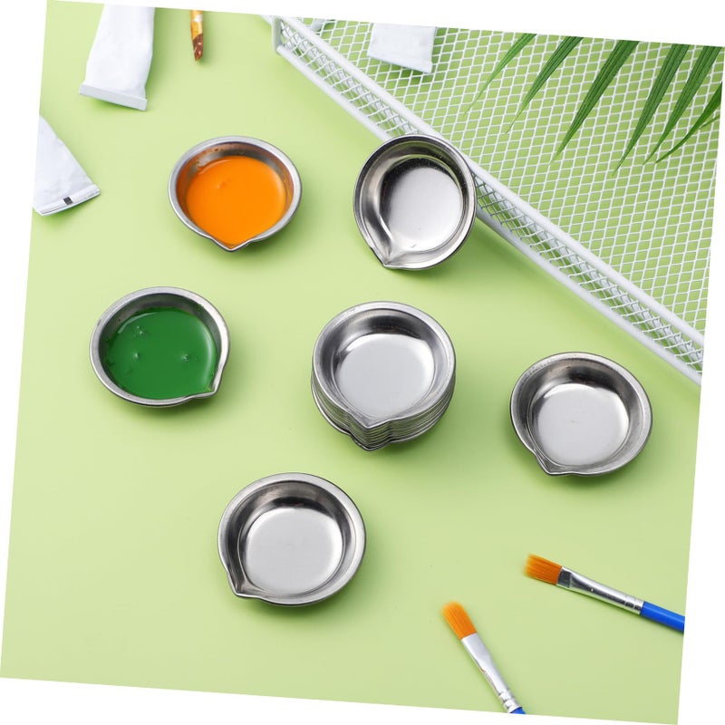 Compact Watercolor Palette With Spout For Precision Pouring 18 Pcs Durable Paint Mixing Trays - Image 4