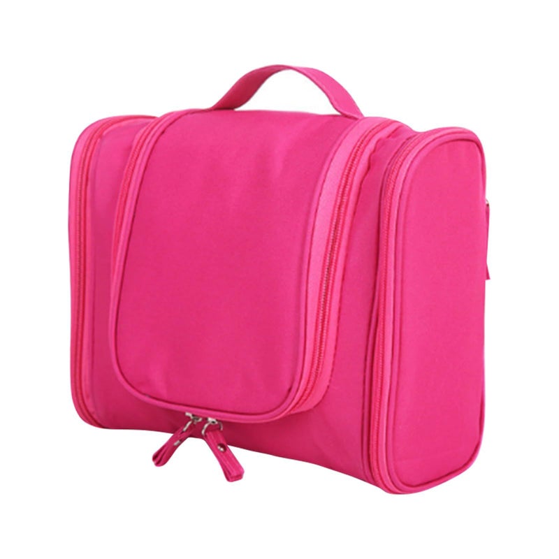 Large Capacity Waterproof Travel Toiletry Bag With Hanging Hook Red 24 x 10 5 x 20 5cm - Image 2