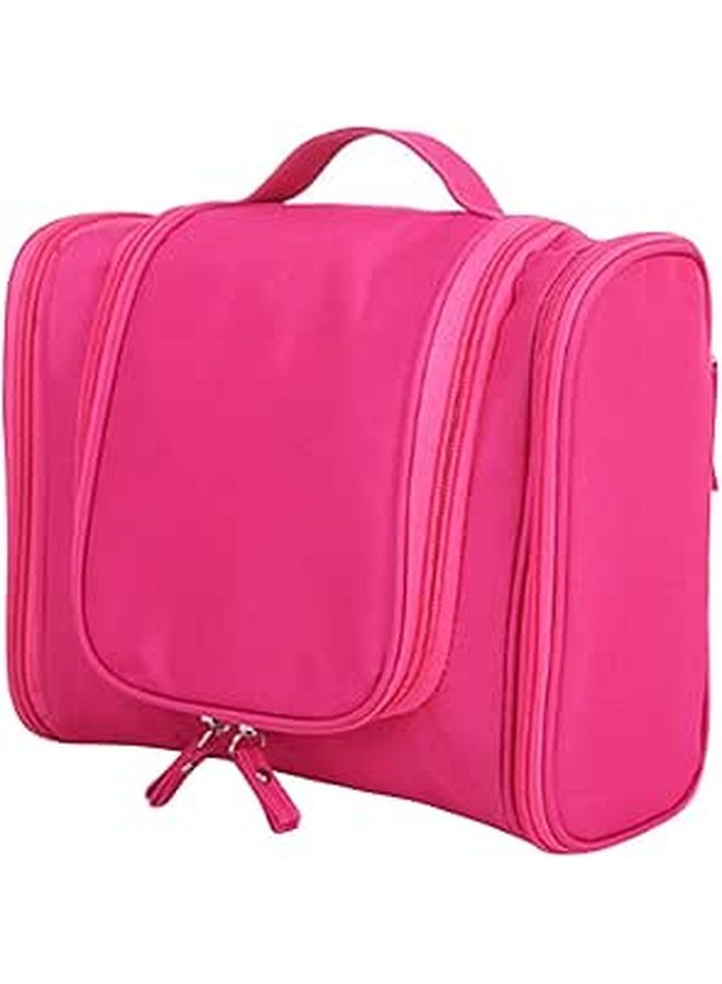 Large Capacity Waterproof Travel Toiletry Bag With Hanging Hook Red 24 x 10 5 x 20 5cm - Image 1