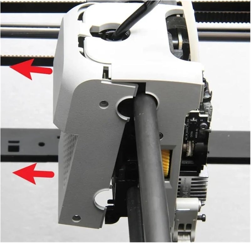 مجموعة السكن الأمامي الغطاء الخلفي لطابعة BambuLab X1 X1C P1P P1S ثلاثية الأبعاد ملحق رأس الأداة - Image 5