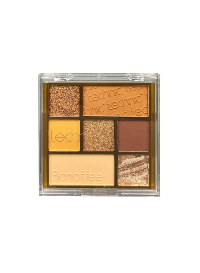 Technic Panoffee Pressed Eyeshadow Palette, 6 Colors, 10.5g - Image 1