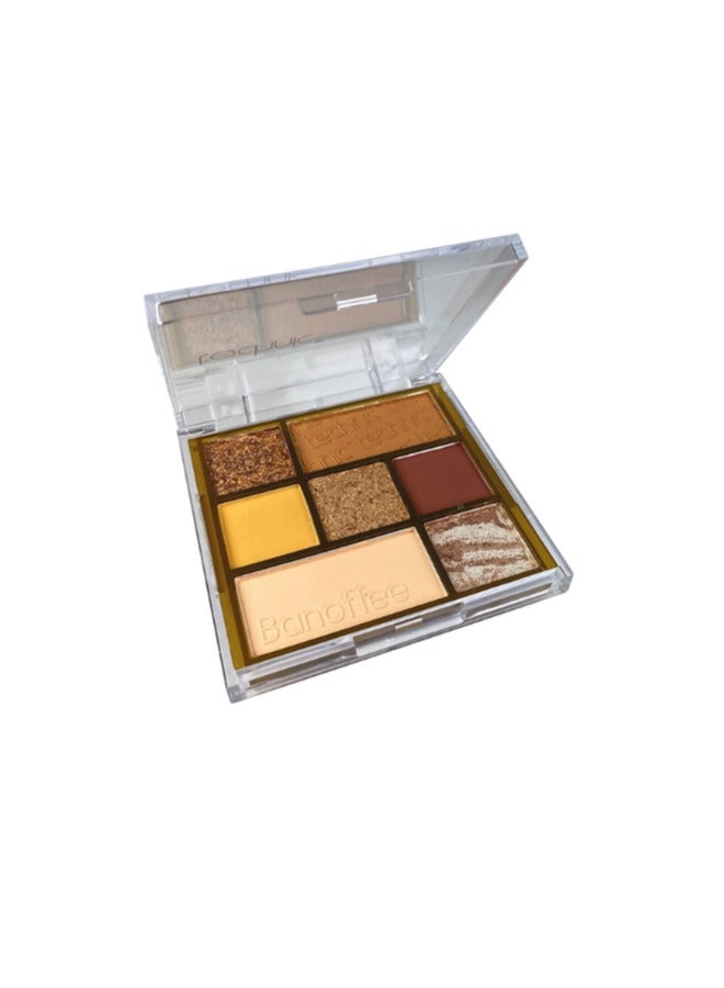 Technic Panoffee Pressed Eyeshadow Palette, 6 Colors, 10.5g - Image 3