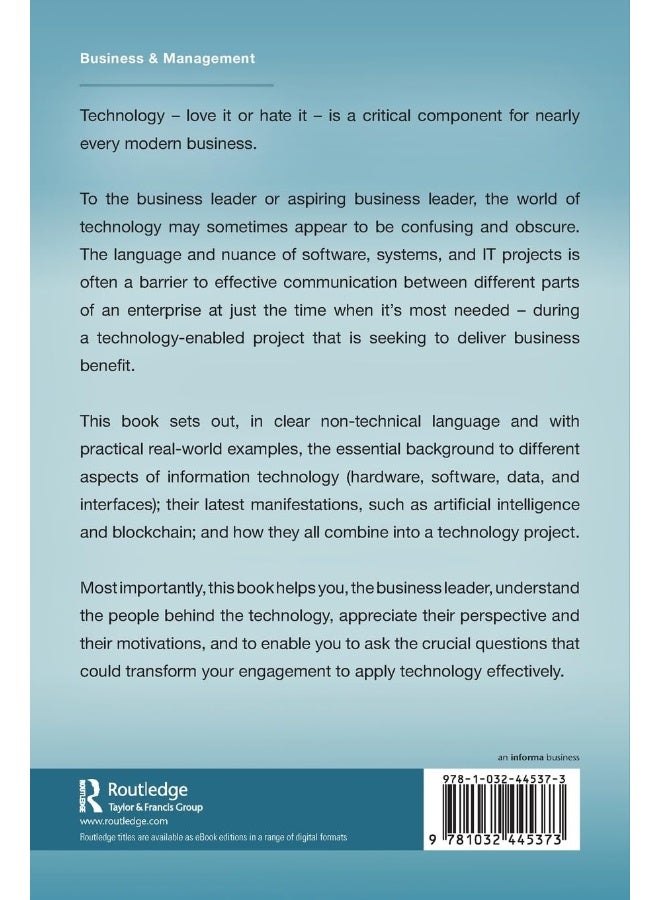 Technology Applied: A Business Leader's Guide to Software, Systems and IT Projects - Image 2