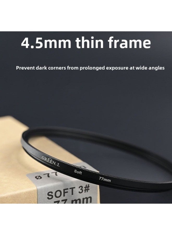 Grill Soft Focus Hazy Soft Light White Soft Portrait Photography SLR Filter Micro Single Lens Soft Mirror-Color:43mm  - Image 3