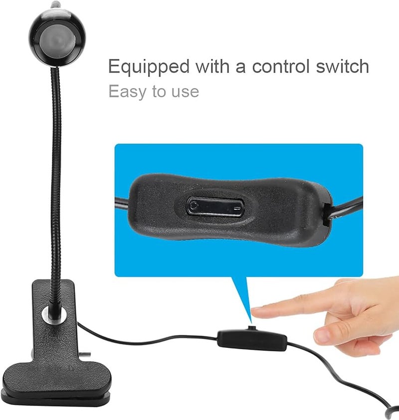 3W UV LED Black Light Lamp With Gooseneck Clamp USB Powered 395nm Nail Art Resin Curing - Image 4