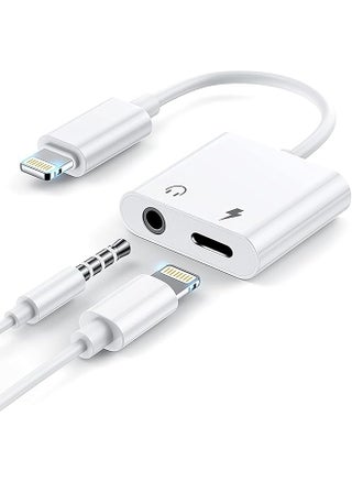 Headphone Adapter For Iphone 2 In 1 Lightning To 3.5Mm Audio Dongle Headphone Accessories Compatible With Iphone 14 13 Xr - pzsku/ZD104B1F67853C0FA8B52Z/45/_/1740929438/d721b63a-bdba-466f-afe5-0ff69d2e9811