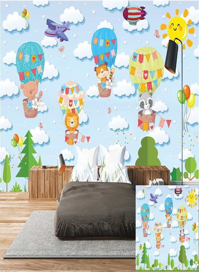 DECOR PRODUCTION ورق جدران لاصق ذاتي بتصميم أطفال من إنتاج شركة ديكور برودكشن، مناسب لتزيين المنزل، غرفة المعيشة، غرفة النوم، الردهة، غرفة الأطفال، غرفة اللعب (2021-Kids-pt05-02-4x7Ft) - Image 3