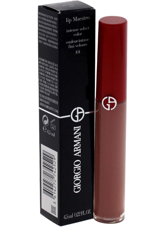 GIORGIO ARMANI غورجيو أرماني ليب ماسترو جلوس - # 101 (غرانيت) 6.5مل/0.22أونصة - Image 4