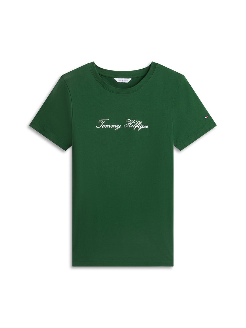 Logo Jersey Crew Neck T-Shirt