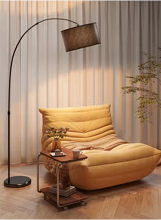 DIDA Floor Lamp for LED Stand Vintage Arc Pole Light with Warm Light Remote Control for Living Room Office Bedroom ‎Marble Black  - Image 3