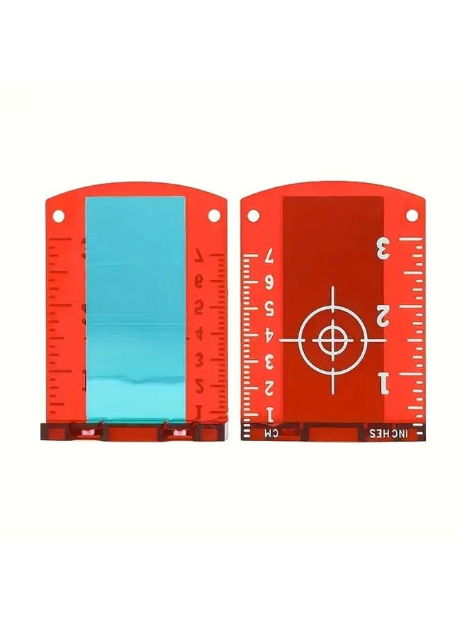 Red Magnetic Laser Target Plate For Green Beam Level Accessories - Image 1