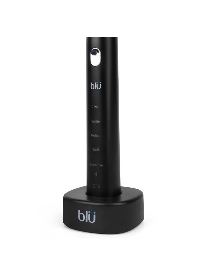 Blu (Black) - Smart Toothbrush with App, Unique Cordless Electric Toothbrushes Adults, Men or Women 40,000 Brush strokes per minute, Timer, Waterproof and Smart Tracking for IOS, Android (Black) - Image 4