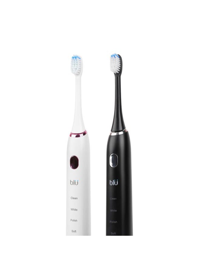 Blu (Black) - Smart Toothbrush with App, Unique Cordless Electric Toothbrushes Adults, Men or Women 40,000 Brush strokes per minute, Timer, Waterproof and Smart Tracking for IOS, Android (Black) - Image 5