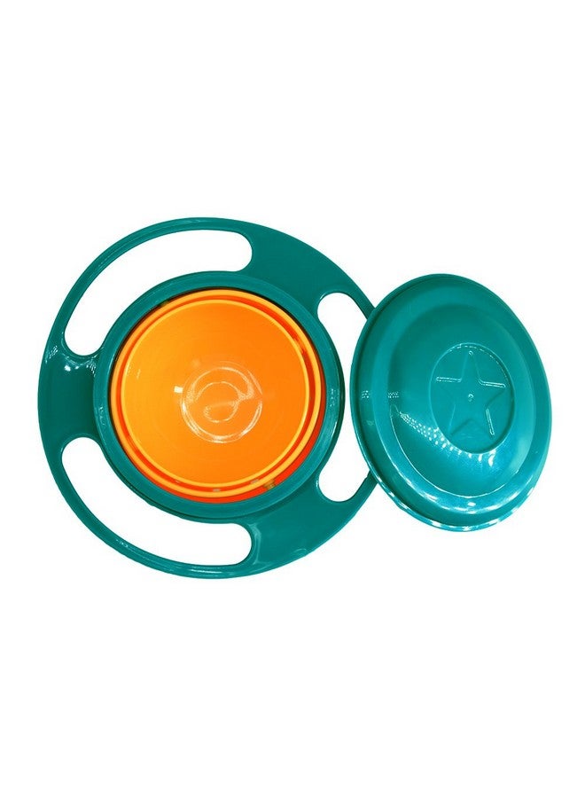 Ztl Gyro Bowl 360 Dgree Rotation Spill Resistant Gyroscopic Bowl With Lid - Image 2