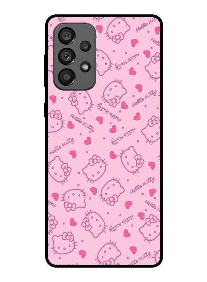 Theodor Protective Case Cover For Samsung Galaxy A73 5G     Hello Kitty Tags - Image 1