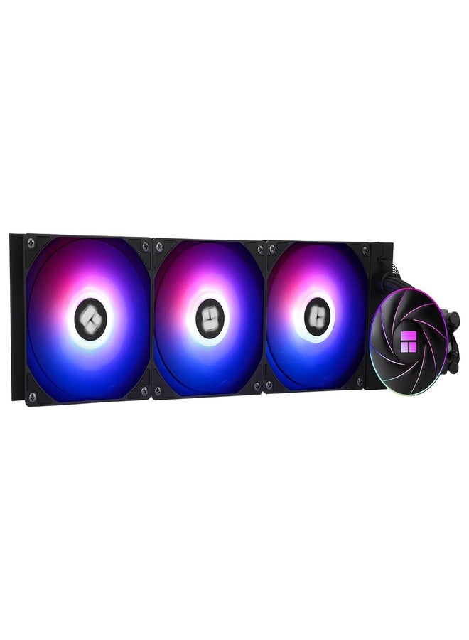 ثيرمالرايت مبرد المعالج Thermalright Aqua Elite 360 ARGB V4 AIO، تبريد سائل للمعالج 360 درجة، سرعة رأس المضخة تصل إلى 6400 دورة في الدقيقة، متوافق مع AM4/AM5، Intel LGA1851/1150/1151/1200/2011/1700، مشعاع عالي الأداء - Image 1