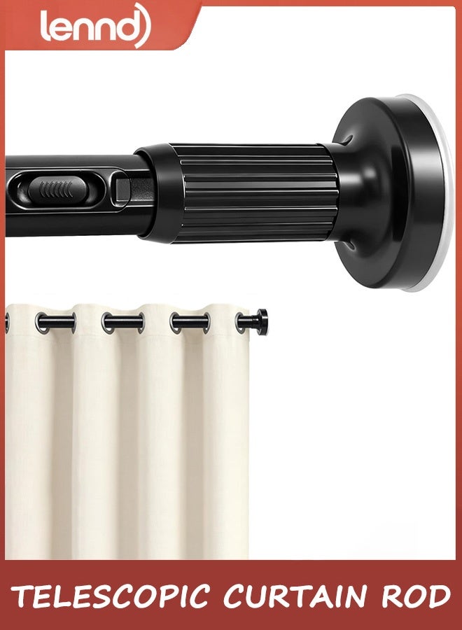 LENND Tension Curtain Rod 2.8 M-3.5 M, Long Curtain Rod No Drilling for Window or Bathroom,Outdoor Tension Rods for Patio, Heavy Duty Shower Rod,One-bond stretching - Image 1