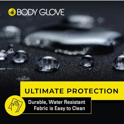 Body Glove 22-1-70331-9 Hyper Fit Universal Bucket Seat Cover for Cars, Sedans, SUVs, Neoprene, Black, 1 Seat Cover - Image 4