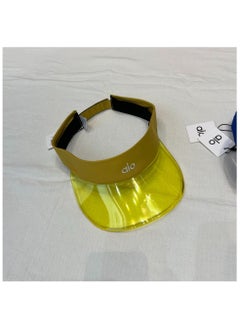 Alo yellow sun-protective hat, baseball cap with a peaked top