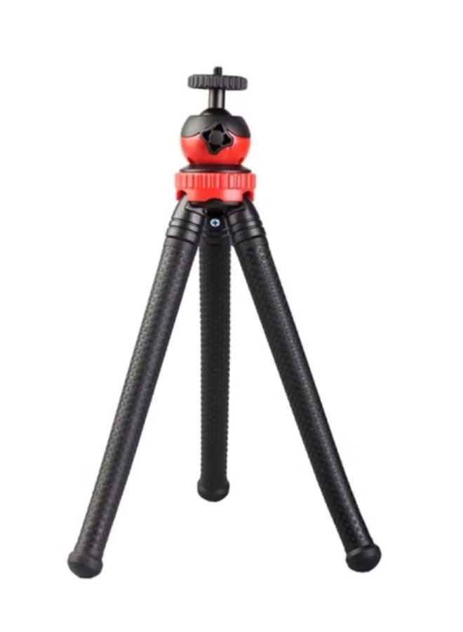 Flexible Octopus Spider Tripod Stand Holder Red/Black  - Image 1