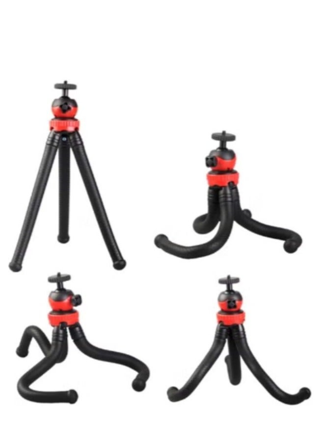 Flexible Octopus Spider Tripod Stand Holder Red/Black  - Image 2