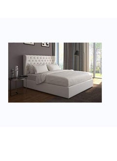 R2R FURNITURE R2R FURNITURE LETTO CURVED DESIGN BED FRAME WITH HYDRAULIC GAS LIFT UP - KING SIZE: 180X200 