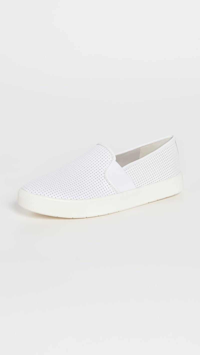 Vince Women's Blair Slip On Sneakers, White, 8.5 Medium US - Image 2