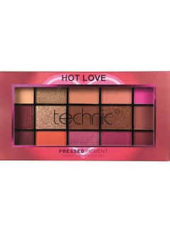 Technic Technic Pressed Pigment Eyeshadow Hot Love 15 Color  - Image 1
