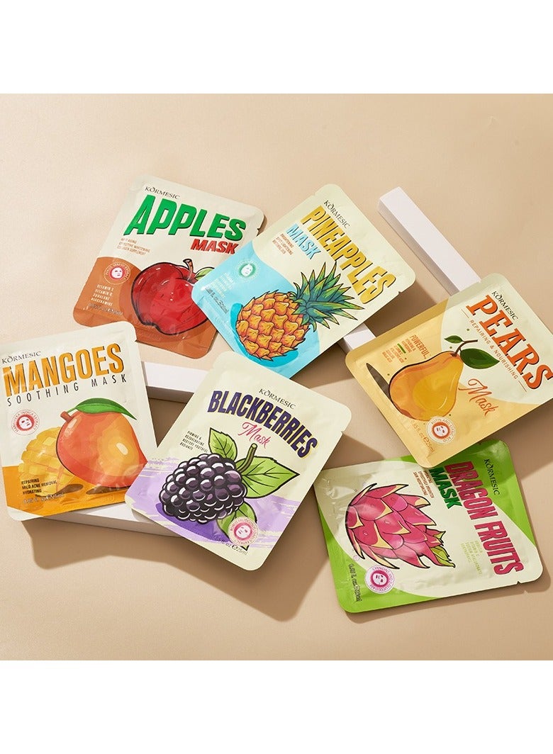 Kormesic بلاك بيري قناع مضاد للأكسدة 5pcs 25ml - Image 4