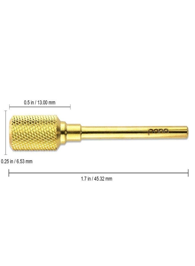 PANA Professional Pana Gold Large Dome Top Barrel Carbide Bit (Fine) 3/32" Shank Size - Image 2