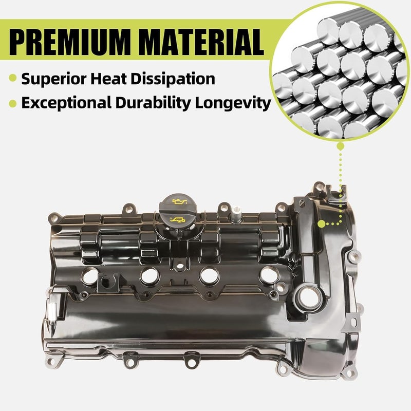 Mocar7 Aluminum Valve Cover for 2013-2022 Mazda 3, CX-3, CX-5 2.0L L4 - Image 5