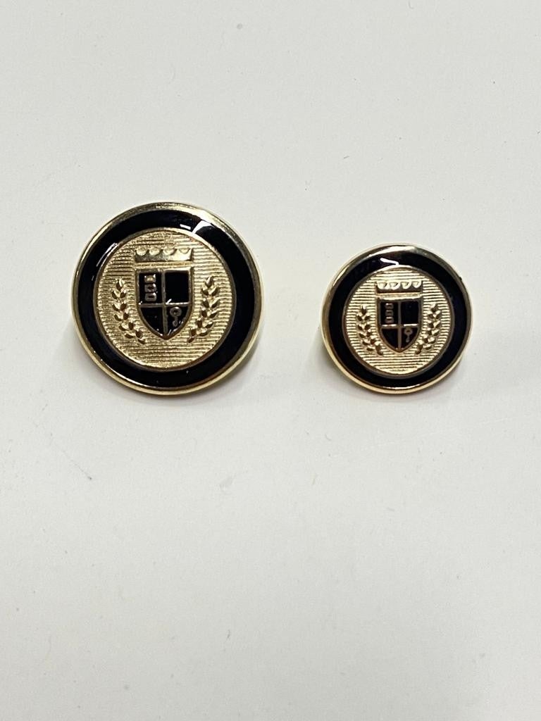 Karan Tuhafiye Karan Haberdashery Blazer Jacket Button Set 4+8 Gold Inside Black 52771510132441 - Image 3
