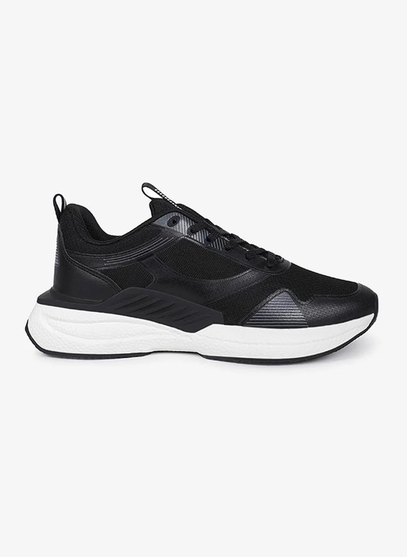 كامبس Men Ballet Bubble Yoga Max Lace-Up Walking Shoes-Black