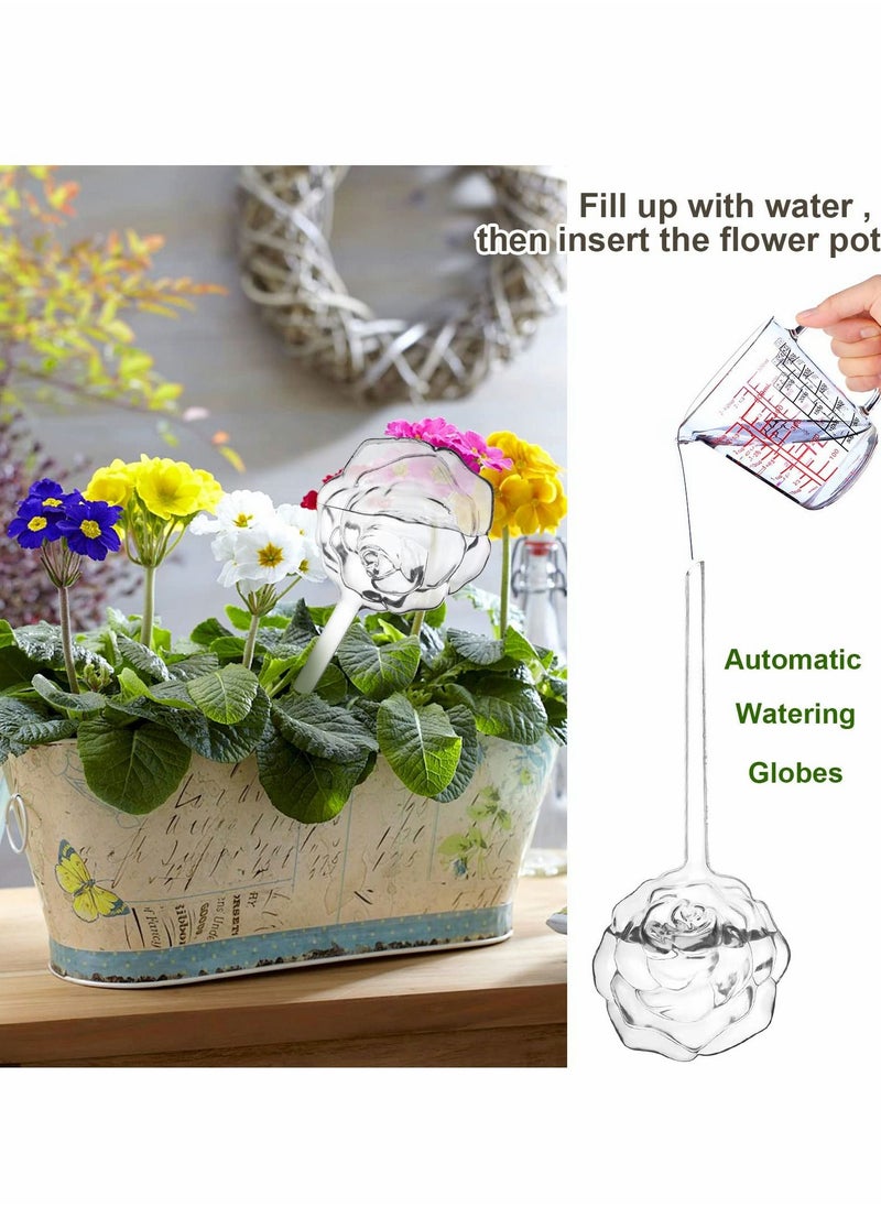 Plant Watering Globes, Large Self Globes Plastic PVC Bulbs Houseplants Indoor Plants Potted Rose-shaped (6 Piece ) - pzsku/ZD105AE585EC294CD3476Z/45/_/1668685894/ccee6060-d4c4-4ecc-8498-7f9e35e073bd