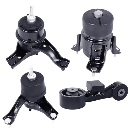 TeukRiGa Engine Motor Mount Set Trans Mount Compatible with Toyota Sienna 20112013 L4 27L 4PCS Replacement for A4270 A4295 A42010 A4288 - Image 1