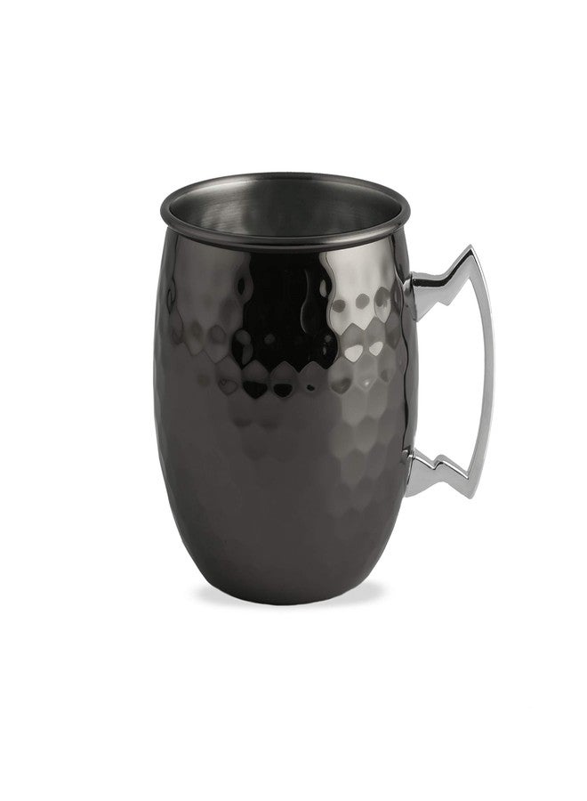 CAMBRIDGE Hammered Black Silversmiths Moscow Mule, Set of 2, 20 Ounce, 2 Count (Pack of 1) - Image 3