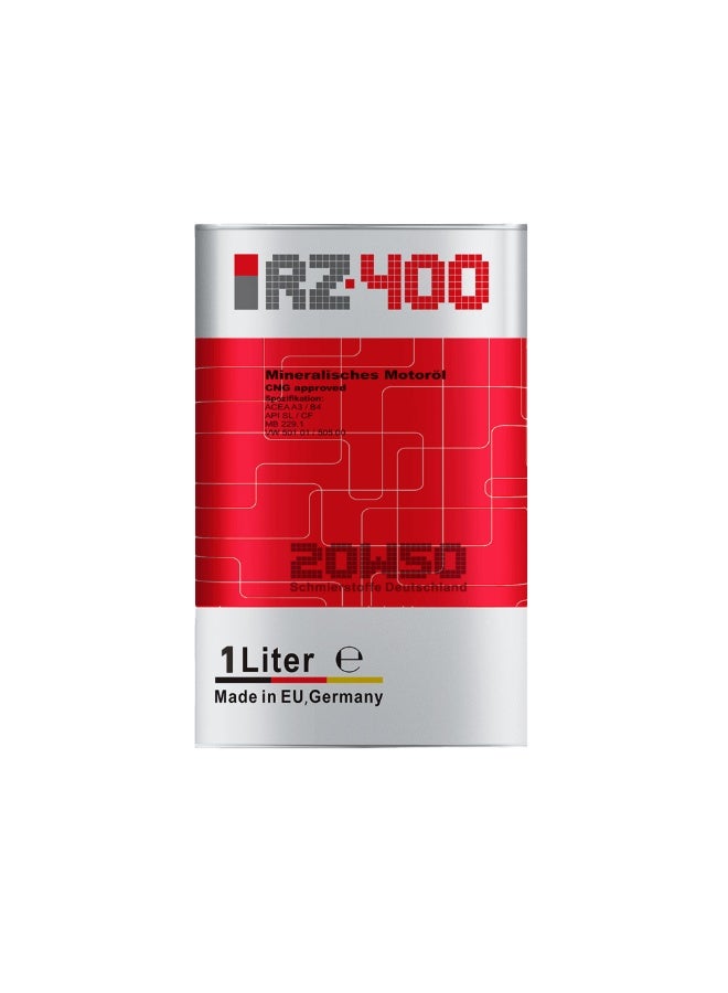 Rzoil - RZ400 Engine Oil - 20W50 1L