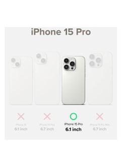 Protect PROTECT iPhone 15 Pro Lucid Case Clear and Tempered Glass - For iPhone 15 Pro, LIP15P  - Image 4