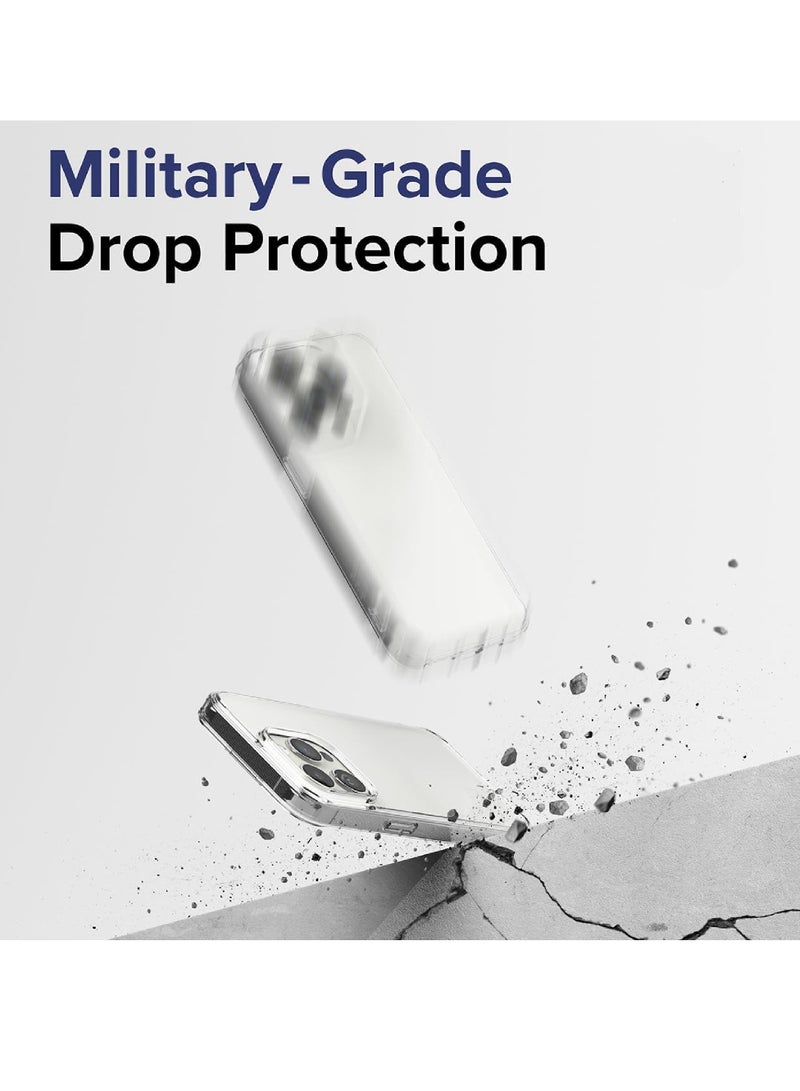 Protect iPhone 15 Pro Clear Case with Tempered Glass, Slim Transparent Protective Cover, Shockproof Anti-Scratch Design - Image 2