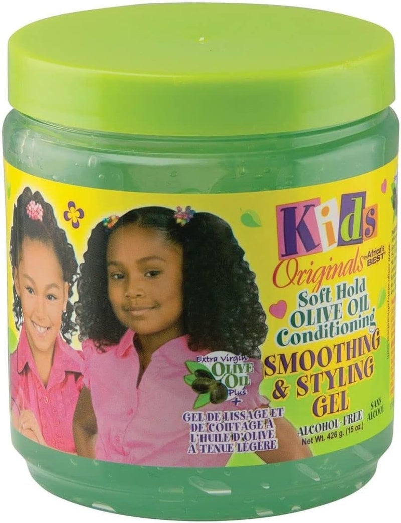Africa's Best Kids Organics Soft Hold Olive Oil Smoothing & Styling Gel, 15 Ounce - Image 1