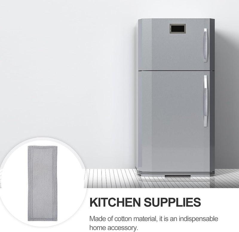 VERDANVERSE 2pcs Refrigerator Handle Covers Non-Slip Protective Kitchen Appliance Door Handle Sleeves 12X4 Inch Oil-Resistant Fridge and for Home Use - Image 3