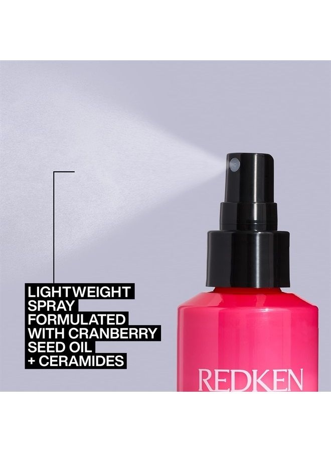 Redken Thermal Spray 11 Low Hold | Thermal Smoothing Holding Spray | For All Hair Types | Provides a Smooth, Silky & Frizz-Free Blow-Dry Finish | Mild Control | Protects Against Heat Damage | 8.5 Oz - Image 5