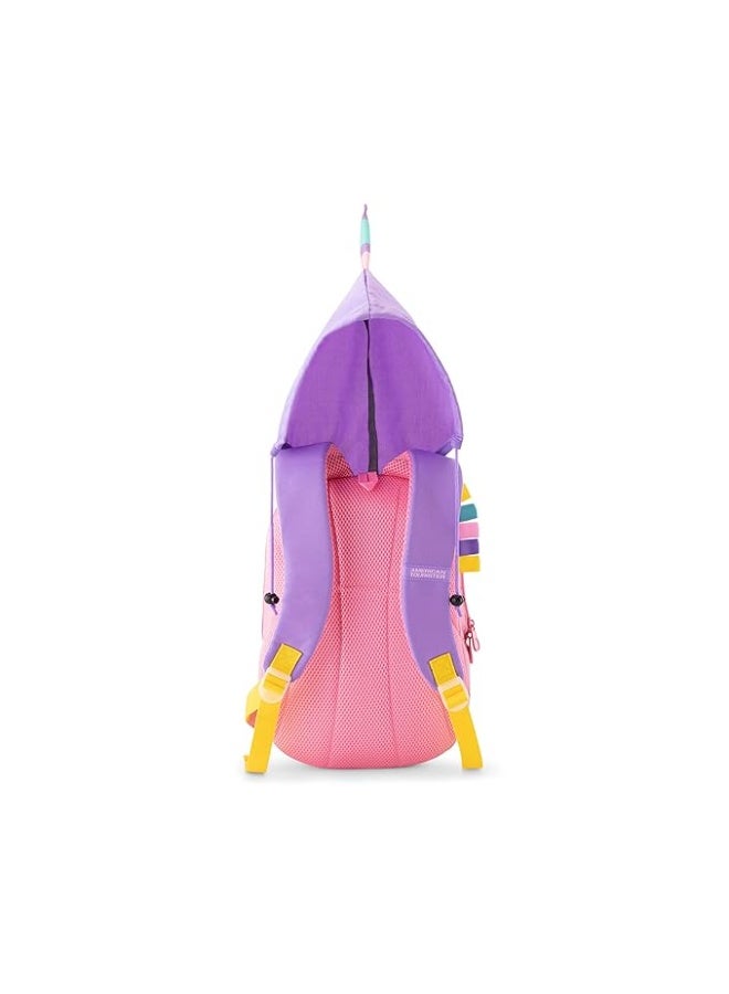 American Tourister 17 Litres SWIDDLE+ Unicorn Cap with 2 compartment Backpack for Boys & Girls, Kids - Unicorn Pink - Image 2